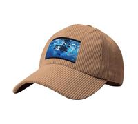 KLGRTJHK The Killer Whale in The Sea Elegante berretto da baseball per uomini e donne, taglia regolabile, per corsa, allenamenti e attività all'aperto, tutte le stagioni, cachi, Taglia unica