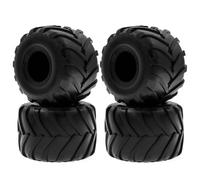 KLHYTGFA 4 Pezzi di Ricambio for Pneumatici for Auto in Gomma cingolati telecomandati for Axial SCX24 FMS FCX24 AX24 1/24 Ruote for Auto for Camion telecomandate