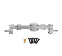 KLHYTGFA Assale Anteriore e Posteriore Completamente in Metallo anodizzato CNC in Lega di Alluminio for Accessori di aggiornamento Jeep retrò Willys MB C8815 1/10(Silver Rear)