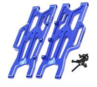 KLHYTGFA Bracci di sospensione posteriori in metallo, braccio oscillante ARA330710 for Arr-ma 1/10 KRATON 4X4 4S V2 BLX RC Car Upgrade Parts(Blauw)