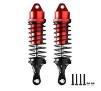 KLHYTGFA for ammortizzatori Big Bore in Alluminio da 70-90 mm / 75-100 mm #3760A #3762A #5862 for RC Trax-xas 1/10 Slash 4x4 Rustler® Stampede®(70-90mm Red)