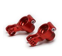 KLHYTGFA for AR330505 Blocco sterzo Anteriore Mozzi Coppa AR330404 Mozzo Posteriore Tazza in Alluminio for Parti di Automobili RC Arr - MA 1/8 6 S(Rear Red 2Pc)