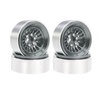 KLHYTGFA for Cerchi Beadlock in Alluminio CNC da 1,3", mozzi e Pneumatici for 1/24 1/18 RC Crawler SCX24 TRX4M Axial RedCat Ascent-18 AX24 Parti di aggiornamento(Titanium)