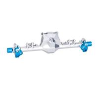 KLHYTGFA for Set di Assi Dritti in Alluminio SCX24 con Collegamento dello sterzo Idraulico for catenaccio AX - ial, Jeep C10 1/24 RC Crawler(Silver Rear axle)