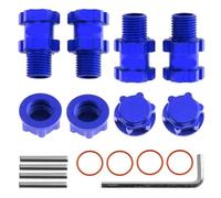 KLHYTGFA Kit adattatori for Arr-ma 1/10 3S Granite Mega Senton Typhon RC Parti di aggiornamento for Auto Hex da 14mm a 17mm Adattatori più Larghi da 13mm Converti(Blauw)