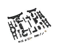 KLHYTGFA Metallo for H9802 Dodge H9803 E30 1/10 RC Barra antirollio Coppa dello sterzo C Mount Supporto for ASSE Posteriore Parti Blac