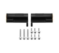 KLHYTGFA Piastra paramotore in Ottone con Rivestimento Nero, fusi a snodo, mozzi a C, Tubi dell'asse for 1/24 FMS FCX24M(Axle Tube)