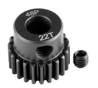 KLHYTGFA Pignone ingranaggio Motore in Acciaio 48P 17-45T for Albero da 5 mm 1/10 1/8 1/6 1/5 RC Buggy Monster Truck Drift Car off-Road Crawler Parte(23T)