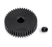 KLHYTGFA Pignone ingranaggio Motore in Acciaio 48P 17-45T for Albero da 5 mm 1/10 1/8 1/6 1/5 RC Buggy Monster Truck Drift Car off-Road Crawler Parte(26T)