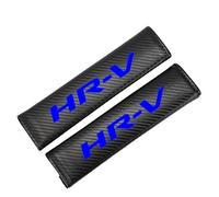 KLHYWEN 2 Pezzi Cintura di Sicurezza Copertura Auto, per Hon-da HR-V HRV HR V Protezione Cintura in Fibra di Carbonio Traspirante Seats Belt Padding Covers Interni Accessori,Blue