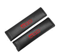 KLHYWEN 2PCS Coperture Protezione Cinture Sicurezza in Fibra di Carbonio Auto, per Fi-at 500 Accessori Decorativi Cinture Sicurezza Auto Traspiranti,Red