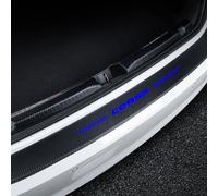 KLHYWEN Protezioni Paraurti Posteriore Auto per Op-El Corsa B C D E F, 90cm Striscia di Rivestimento del Portellone Adesivo in Fibra Carbonio AntiGraffio per Bordo deDavanzale de Bagagliaio,Blue
