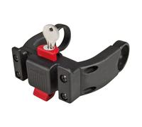KLICKfix Accessori adattatore manubrio E con serratura, nero (modello 0211EBL), taglia unica con serratura