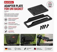 KLICKfix Adattatore Per Bauletto Portabici GTA 0845H In Borsa Nera