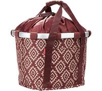KlickFix Bikebasket, Cestino per Bicicletta. Unisex Adulto, Diamonds Rouge, 15 Litri