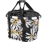 KlickFix Bikebasket Indio, Cestino per Bicicletta Unisex Adulto, Margarite, 35 x 28 x 26 cm