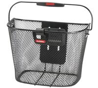 KlickFix Lenkerkorb Korb Mit Lampenclip, 0391klik Cestino Anteriore Da Bicicletta Standard 25 X 35 26 Cm Colore Nero Unisex Adulto, adattatore non incluso