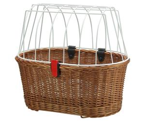 KLICKfix Doggy Basket 40 - Cestino bici per cani (Korbklip) 52 cm (braun)
