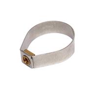 KlickFix Schellen Adapter, Fascetta per Adattatore Contour Unisex Adulto, Argento-Argento, 32-36mm