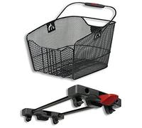 KlickFix Hinterradkorb Für Racktime, 0319r Citymax Cestino Per Il Porta Bagagli 36 X 23 22 5 Cm Colore Nero Unisex Adulto, -, x cm