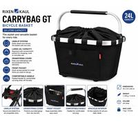 KLICKfix Reisenthel Carrybag GT UniKlip Cestino Twist Per Bicicletta 21L Blu