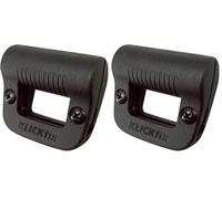 KlickFix Sostegno Montaggio FANALE su Cesto LIGHTCLIP Bici Bicicletta Supporto (Confezione da 2)