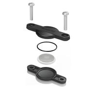 Klickfix Findme Airtag Locator Holder Argento