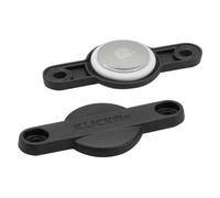 Klickfix Findme Airtag Locator Holder Argento Black