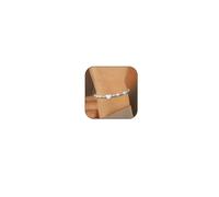 KLIFOWDY Braccialetto con iniziale per donne e ragazze, in argento Sterling 925, con lettera A-Z, pietra naturale, cuore, perline, regalo di compleanno per donne, ragazze, figlia, sorella, Misura