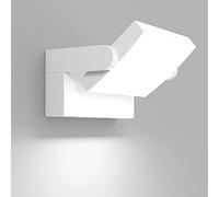 Klighten 24W Lampade da Parete LED Esterno Interno IP65, Lampade Esterno Orientabile Applique Moderno da Parete in Alluminio per Corridoio Ingresso Giardini, Bianco Freddo 5700K-6000K, Bianca