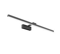 Klighten Lampada a Specchio a LED Bagno 24W Lampada Armadio Specchio Applique da Parete Moderna Illuminazione da Bagno Bianco Neutro 5500K IP44, Nero