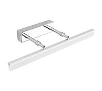 Klighten Lampada per Specchio LED Bagno, 180° Regolabile Lampada da Specchio per Armadio Specchio Applique da Interno Bagno 50CM 12W 780LM Bianco Freddo 6000K Finitura Cromo
