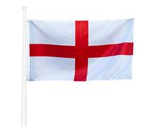 KliKil Bandiera Inglese 90x150 cm - Tessuto da esterno resistente alle intemperie 150x90 cm con 2 occhielli metallici. England Flag giardino decorazioni