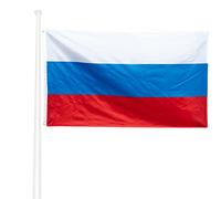 KliKil Bandiera Russa 90x150 cm - Tessuto da esterno resistente alle intemperie 150x90 cm con 2 occhielli metallici. Russia Flag giardino decorazioni