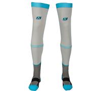 Klim Aggressor -1.0 Knee Brace Calzini, grigio/blu, Taglia S