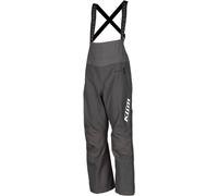 Klim Alpine Pantaloni con bretelle da donna in motoslitta, grigio, taglia XS per donne