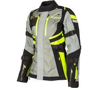 Klim Artemis 2023 Giacca tessile moto, nero-grigio-giallo, taglia S per donne