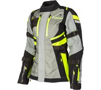 Klim Artemis 2023 Giacca tessile moto, nero/grigio/neon, Taglia M