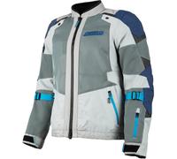 Klim Baja Mesh Giacca tessile da motocicletta, grigio/blu, Taglia M