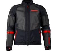 Klim Baja S4, giacca in tessuto 3XL male Nero/Grigio Scuro/Rosso