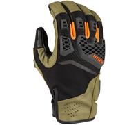 §Guanti in Pelle Klim Baja S4 Street Grigio-Arancio§