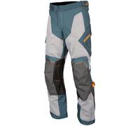 Klim Baja S4 Pantaloni Tessili Motociclistici, blu-arancione, taglia 38 per maschi