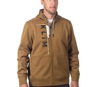 Klim Barracks Cappuccio con zip, marrone, Taglia 2XL