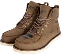 Klim Blak Jak Leather Stivali moto, marrone, taglia 42