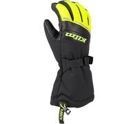 Klim Blaze Guanti per motoslitte, nero/neon, Taglia 2XL