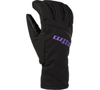 Klim Bombshell Guanti da motoslitta da donna, nero-porpora, taglia XL per maschi