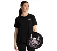 Klim Canyon Tri-Blend Maglietta da donna, nero-porpora, taglia 2XL per donne