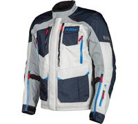 Klim Carlsbad Gore-Tex Giacca tessile da motocicletta, grigio-blu, taglia 3XL per maschi