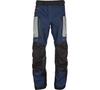 Klim Carlsbad Rogue Gore-Tex Pantaloni tessili per motociclette, blu/rosso, Taglia 32