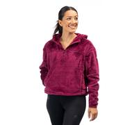 Klim Cascade 1/4 Zip Crop, felpa con cappuccio donna M female Lilla
